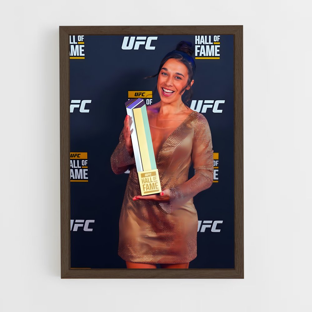 Poster Hall of Fame: Joanna Jędrzejczyk – affiche MMA (vue 5)